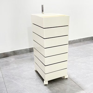 Chariot de Salon Multifonctionnel 2026Hair en Acier Inoxydable pour Coiffure, Permanente, Coloration et Rangement - Product Image 4