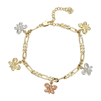 JML bijoux de mode pour femmes avec éléphant, décoration en or trois couleurs, breloque croisée, accessoires de bracelet pour dames