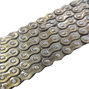 Colores <span class=keywords><strong>Ax100</strong></span> 125cc 70cc 520 428 428h-132 420 415 árbol de levas sincronización titanio a 2010 Raptor 700 <span class=keywords><strong>cadena</strong></span> trasera de motocicleta - Product Image 3