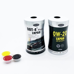 Envases de Aceite Lubricante de Hojalata Vacíos con Buen Sellado, Latas Rectangulares de 1L para Aceite de Motor con Tapa - Product Image 1