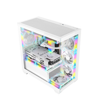 Boîtier PC de bureau AntarcChill de haute qualité avec verre trempé transparent intégré pour PC de musique et PC de jeu