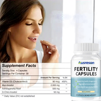 Produits OEM de capsules de fertilité pour femmes, compléments de grossesse, vitamines organiques à base de plantes, capsules de Myo-Inositol pour la fertilité
