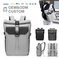 Sacs à dos d'affaires personnalisés pour ordinateur portable, sac à dos Oxford imperméable pour étudiants avec fermeture éclair renforcée et antichoc