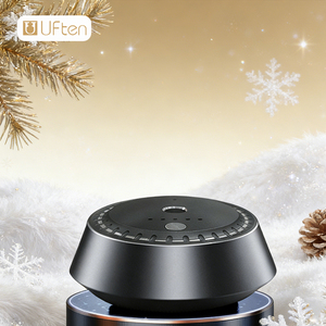 Diffuseur <span class=keywords><strong>d</strong></span>'arômes intelligent pour véhicule, ultrasonique, grande capacité 30 ml, métal, 180 mA, <span class=keywords><strong>d</strong></span>émarrage et arrêt automatiques, <span class=keywords><strong>d</strong></span>ésodorisant pour voiture - Product Image 1