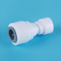 Professionnel 3/8 3/8 pouces égal tuyau droit réduisant connecteur droit connexion couplage plastique rapide pour système d'eau RO