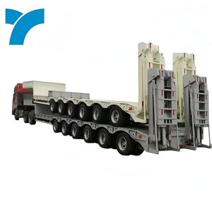 <span class=keywords><strong>Remorque</strong></span> modulaire hydraulique à plateau surbaissé pour pales d'éoliennes, 6 essieux, 24 roues, 60 tonnes - Product Image 1