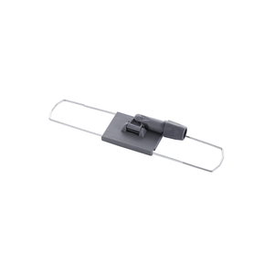 Telaio in metallo per scopa con piattaforma in plastica grigia da 60 cm per la pulizia dei pavimenti - Product Image 1