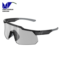 Lunettes de cyclisme photochromiques UV400 pour vélo de route, taille 146-0-133, vente chaude transfrontalière Europe & Amérique