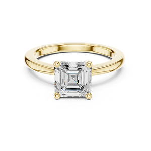 Anillo Clásico con Halo de Diamantes Corte Asscher, 1.5 Quilates, Plata de Ley 925, Regalo para Boda, Fiesta o Aniversario - Product Image 5