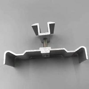 Plaque de <span class=keywords><strong>support</strong></span> intermédiaire en alliage d'aluminium en forme de M <span class=keywords><strong>pour</strong></span> panneau photovoltaïque, <span class=keywords><strong>support</strong></span> étanche, rail de guidage, plaque de pression - Product Image 1