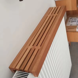 Cubierta superior de radiador de madera Radiador de color personalizado y estante calefactor Superficie <span class=keywords><strong>para</strong></span> dormir <span class=keywords><strong>para</strong></span> <span class=keywords><strong>gatos</strong></span> sobre el calentador - Product Image 1
