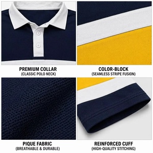 เสื้อรักบี้โอเวอร์ไซส์แบบกำหนดเอง เสื้อโปโลลายทางสตรีทแวร์ผู้ชาย ผ้าฝ้าย 100% หนานุ่ม แขนยาว รับผลิตแบบ OEM ODM ขั้นต่ำน้อย ตัวอย่างสินค้ารวดเร็ว - Product Image 3