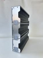 Boîtes et solutions de rangement pour supports multimédias en métal, cassettes audio, présentoir de collection de musique vintage industriel, boîte organisatrice