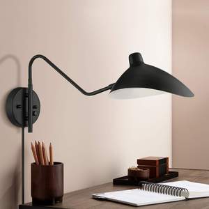 Modern Nordic Swing Arm Scone Lamp Indoor Adjustable <strong>Extendable</strong> E27 40w Black Metal <strong>Wall</strong> Mounted <strong>Light</strong> for Bedroom Reading - Product Image 4