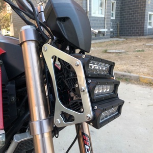 Xe máy Led Đèn Pha không thấm nước phía trước ngã ba ánh sáng sửa đổi đèn pha cho Honda MSX125 phụ kiện - Product Image 2