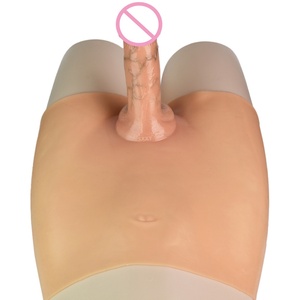 SXXY Solid Strap-on <b>Dildo</b> Silicone Soft Elastic Sex <b>Dildo</b> Pants Realistic Penis Lesbian Big Penis Adult Sex Toys Wholesale - Product Image 3