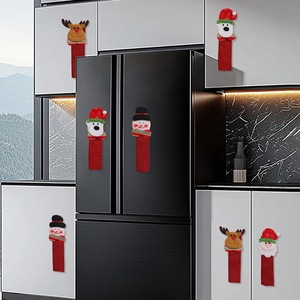 Décorations de Noël transfrontalières pour la cuisine, housses de protection pour poignées de micro-ondes, housses de protection, protège-poignées de porte, protège-réfrigérateur - Product Image 3