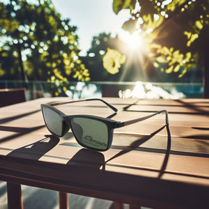 Envío Directo 203 <span class=keywords><strong>Gafas</strong></span> <span class=keywords><strong>de</strong></span> <span class=keywords><strong>Sol</strong></span> <span class=keywords><strong>Graduadas</strong></span> para <span class=keywords><strong>Hombre</strong></span> con Armazón Metálico, Estilo Cuadrado Azul con Lentes Polarizadas y Clip Magnético - Product Image 6