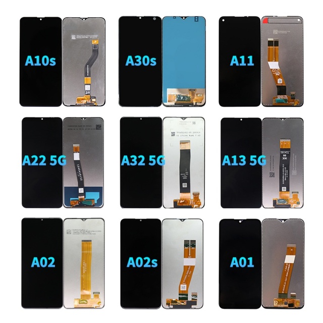 Mobile Phones Lcds for Samsung A01 A02 A02s A03 A10s A11 A13 A22 A30s A32 5G Touch Screen Display Replacement Digitizer Assembly