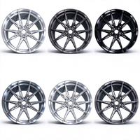 Velg Cekung Perak Tempa 18-24 Inch 5x112 5x120 5x114.3 5x108 5x100 Monoblock untuk BMW M3 M4 Audi RS3 Mercedes-AMG