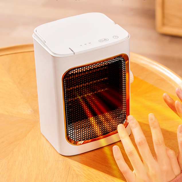 Smart Home Heater for Winter Whole House Heating Circulation Fire Proof Housing Overheat Tilt Protection Electric Heaters Fan