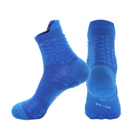 Chaussettes de sport antidérapantes Chaussettes de course à mi-tube pour marathon pour filles Chaussettes de course à pied pour badminton