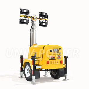 800 wát LED di động tháp ánh sáng điện bằng máy phát điện diesel 4.5m mast - Product Image 1