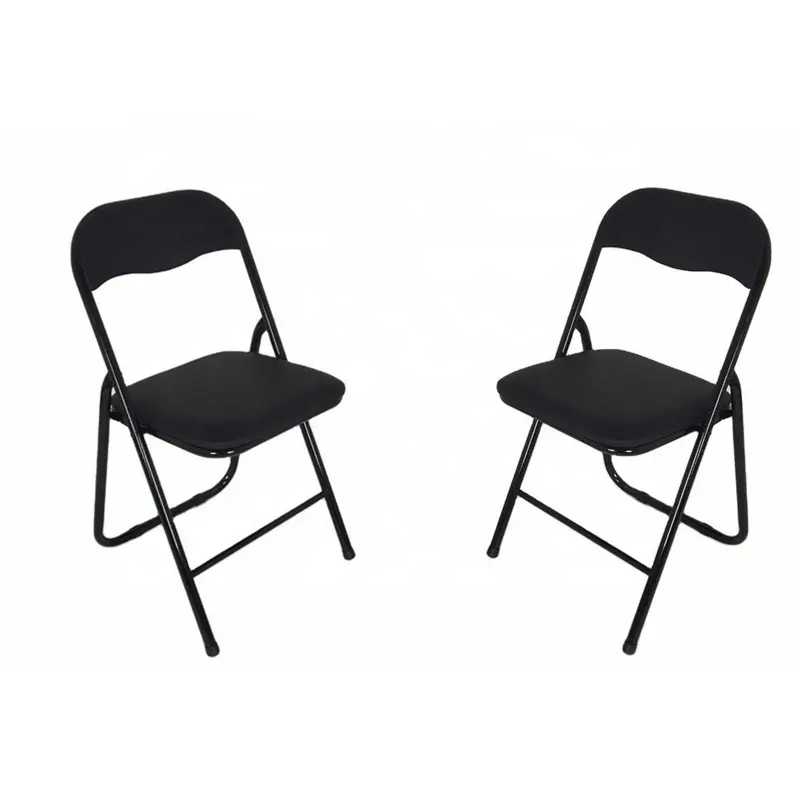 Современный простой складной пластиковый стул с металлической рамой для свадьбы и вечеринки в саду