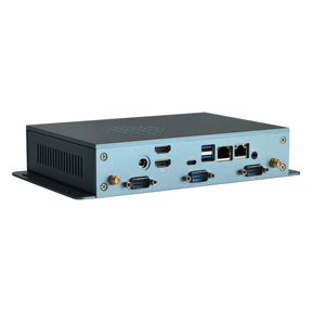 2025 Elsky M128 PC Industrial com Ventilador 12ª Geração de CPUs <span class=keywords><strong>DDR4</strong></span> 32G RAM 2 * HDMI2.0 4K 60Hz Tipo-C 6 * COM Computador - Product Image 1