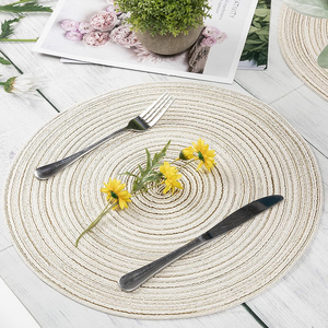 Sets de table modernes personnalisés en polyester/coton à carreaux, réutilisables, marron, 60x60cm, résistants à l'huile/à l'eau, designs uniques, mariages, personnalisables - Product Image 1