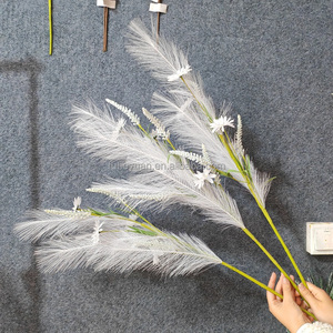 E66 Nouveau design Poteau en plastique breveté <span class=keywords><strong>Fausse</strong></span> <span class=keywords><strong>herbe</strong></span> <span class=keywords><strong>de</strong></span> <span class=keywords><strong>pampa</strong></span> en soie Fleurs artificielles <span class=keywords><strong>Fausse</strong></span> <span class=keywords><strong>herbe</strong></span> <span class=keywords><strong>de</strong></span> <span class=keywords><strong>pampa</strong></span> pour décoration <span class=keywords><strong>de</strong></span> mariage à <span class=keywords><strong>la</strong></span> maison - Product Image 5