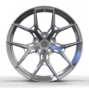 Rin de Aluminio Forjado Cromado Personalizado 5x112 5x120 5x130 para BMW M3 M4 M5 X5 X4, para Mustang, para <span class=keywords><strong>Land</strong></span> <span class=keywords><strong>Rover</strong></span> - Product Image 2