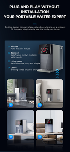 7L Bể lớn nhiệt tức thời nước quả với 4 giai đoạn RO lọc <span class=keywords><strong>Countertop</strong></span> thẩm thấu ngược UV hệ thống lọc nước - Product Image 5