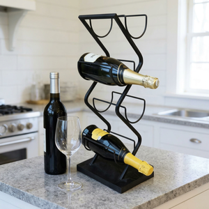 Étagère métallique commerciale haute pour cave à vin, résistante à l'humidité, grande capacité de stockage de bouteilles, fournisseur direct d'usine - Product Image 1