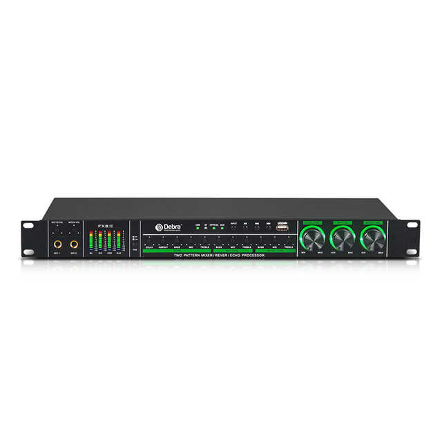 Professional Karaoke Entertainment Audio Processor Pre-Effects Digital Echo Noise Cancelling Function KTV Sound Cards Mixers