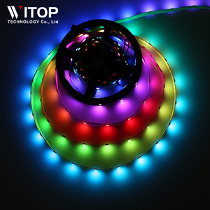 Chất lượng cao Magic <span class=keywords><strong>LED</strong></span> Strip 30Leds/M Bulit-in IC sk6812 ws2812b 5050RGB <span class=keywords><strong>LED</strong></span> Strip IP20 5V 10mmpcb địa chỉ RGB Bar - Product Image 5