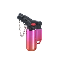 Chine usine personnaliser fort bleu jet flamme briquet Cigarette cuisine mini torche briquet