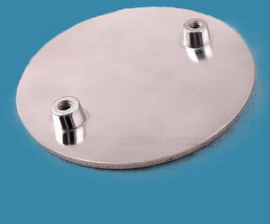 कस्टम डिजाइन धातु शिल्प कार सजावटी सामान ऑटो ग्रिल गोल भ्रूण - Product Image 4