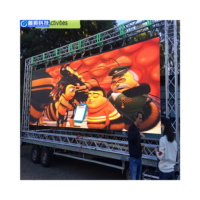 Pantalla LED Resistente de 3.91 Pulgadas para Alquiler, 4K HDR, IP65, Impermeable, Tamaño del Gabinete 500x500mm, Video Wall para Stand de Ferias Comerciales