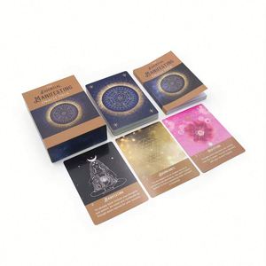 Custom Logo Printing Recyclable Paper Tarot <b>Playing</b> <b>Cards</b> Deck With Guidebook - Product Image 3