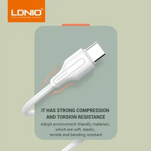 LDNIO LS541 Original High Quality cable For iPhone Charger 20CM 1M 2M 3M USB Cable Data Transfer Fast Charging For iPhone Cable