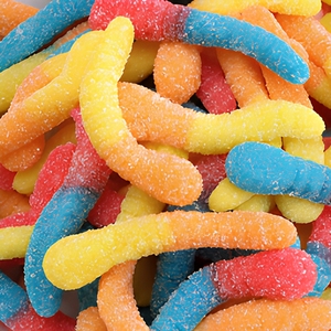Caramelos al por Mayor Lechao, Gomitas con Forma de Gusanos de Colores, Sabor Agridulce y Afrutado, HALAL - Product Image 1