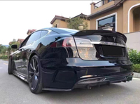 Pare-chocs de voiture de style PD Runde pour Tesla Model S, kit carrosserie PD, pare-chocs avant, pare-chocs arrière, spoiler
