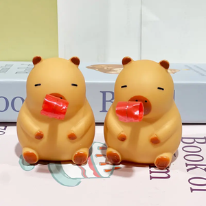 Juguete Antiestrés Creativo Kapibala de PVC, Juguete para Apretar con Lengua Retráctil para Niños de 5 a 7 Años, Diversión para Aliviar la Tensión Lingual - Product Image 4