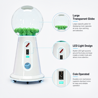 Distributeur automatique de capsules commercial, machine à monnayeur pour jouets d'enfants avec lumière LED pour centre de jeux