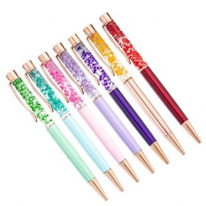 Custom Printed Logo Engraved Creative DIY Dry Flower Metal Ballpoint <b>Pen</b> Bulk Wholesales Advertisement for Personalized Gift - Product Image 5