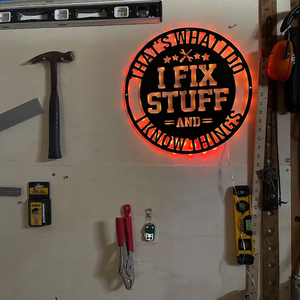 Diseño de logotipo personalizado Arte de pared de metal Luz LED-Logotipo de negocios personalizado Nombre Signo Decoración para el hogar - Product Image 6