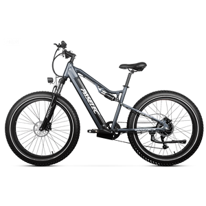Bicicleta eléctrica de montaña con cuadro de 26 pulgadas y neumáticos gruesos de 4.0'' con freno de disco hidráulico, disponible en la UE. - Product Image 1