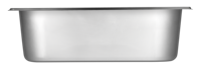 Conteneur alimentaire de style américain en acier inoxydable, bac Gastronorm GN 1/2 avec couvercle pour équipement de cuisine d'hôtel