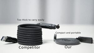 Cáp sạc <span class=keywords><strong>USB</strong></span> Type-C sang <span class=keywords><strong>USB</strong></span>-C, Micro, 6 trong 1, 240W, phụ kiện điện thoại, cáp từ tính, cáp sạc nhanh, cáp dữ liệu - Product Image 2